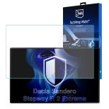 Matná ochranná fólie na displej navigace pro Dacia Sandero Stepway F. 2 Extreme – 3mk TechWrap Matte™ Center Display