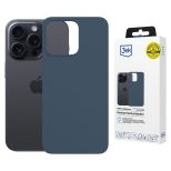 Pouzdro na Apple iPhone 15 Pro Max - 3mk Hardy MagSilicone Královsky modrá