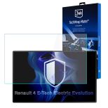 Matná ochranná fólie na displej navigace pro Renault 4 E-Tech Electric Evolution – 3mk TechWrap Matte™ Center Display