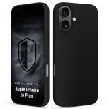 Silikonové pouzdro pro Apple iPhone 16 Plus - 3mk HARDY® Mellow Case™ Black