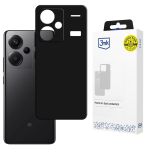 Silikonové pouzdro pro Redmi Note 13 Pro+ - 3mk HARDY® Mellow Case™ Black