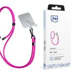 Smycz do smartphonu 3mk EasyClip Pink (black)