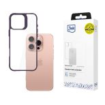 Pouzdro na Apple iPhone 16 Pro - 3mk Satin Armor Case+ Purple