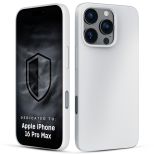 Silikonové pouzdro s MagSafe pro Apple iPhone 16 Pro Max - 3mk HARDY® Mellow MagCase™ White