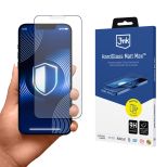 Matné tvrzené sklo na Apple iPhone 13/13pro/14/16E/17E - 3mk HardGlass Matt Max