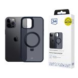 Pouzdro na Apple iPhone 12 Pro Max - 3mk Smoke Case Mag&Stand