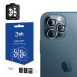 Tvrzené sklo na objektiv fotoaparátu pro Apple iPhone 12 Pro - 3mk Lens Protection Pro Silver