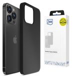 Silikonové pouzdro pro Apple iPhone 16 Pro - 3mk HARDY® Mellow Case™ Black