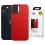 Pouzdro na Apple iPhone 14 Plus - 3mk Hardy MagSilicone Červené