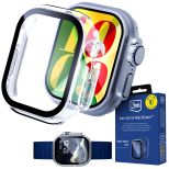 Pouzdro s tvrzeným sklem na Apple Watch Ultra/ Ultra 2/ Ultra 3 - 3mk Satin Armor WatchCase+™ Clear