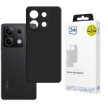 Silikonové pouzdro pro Redmi Note 13 5G - 3mk HARDY® Mellow Case™ Black