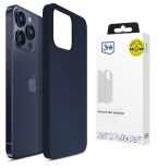 Silikonové pouzdro pro Apple iPhone 16 Pro Max - 3mk HARDY® Mellow Case™ Dark Blue