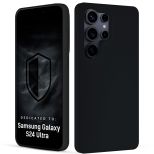 Puzdrá silikonové na Samsung Galaxy S24 Ultra - 3mk HARDY® Mellow Case™ Black