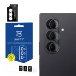 Tvrzené sklo na objektiv fotoaparátu pro Samsung Galaxy Z Fold 8 - 3mk Lens Protection Pro Black