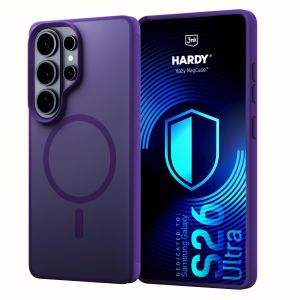 Kouřové pouzdro s MagSafe pro Samsung Galaxy S26 Ultra – 3mk HARDY® Hazy MagCase™ Purple