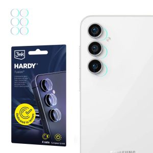Sklo na čočku fotoaparátu pro Samsung Galaxy S23 FE - 3mk HARDY® Fusion Lens Protection™