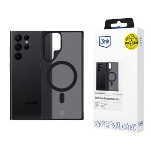 Pouzdro na Samsung Galaxy S22 Ultra 5G - 3mk Smoke MagCase
