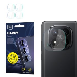 Sklo na čočku fotoaparátu pro Redmi Note 14 Pro+ - 3mk HARDY® Fusion Lens Protection™
