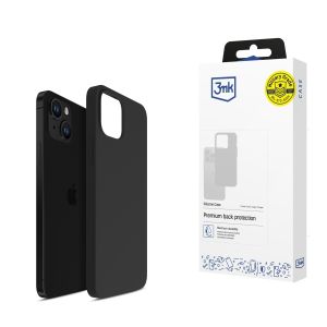 Pouzdro na Apple iPhone 14 - 3mk Silikonové pouzdro Černé
