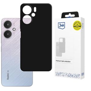 Puzdrá silikonové na Redmi 13C 5G - 3mk HARDY® Mellow Case™ Black