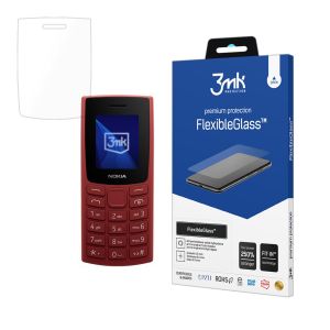 Hybridní nerozbitné sklo na Nokia 105 4G (2023) - 3mk FlexibleGlass™