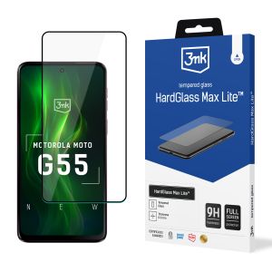 Tvrzené sklo na Motorola Moto G55 5G - 3mk HardGlass Max Lite