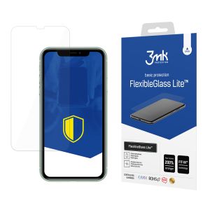 Nerozbitné hybridní sklo na Apple iPhone 11 - 3mk FlexibleGlass Lite