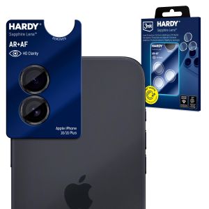 Safírové sklo na objektiv Apple iPhone 16 / 16 Plus / 17 - 3mk HARDY® Sapphire Lens™