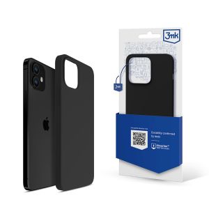 Pouzdro na Apple iPhone 12 Mini - 3mk Silikonové pouzdro Černé