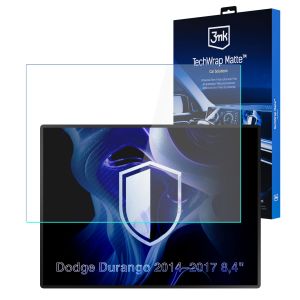 Matná ochranná fólie na displej navigace pro Dodge Durango 2014–2017 8,4" – 3mk TechWrap Matte™ Center Display