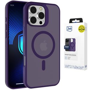 Přidušené pouzdro s MagSafe na Apple iPhone 16 Pro Max - 3mk HARDY® Hazy MagCase™ Purple