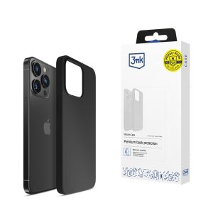 Pouzdro na Apple iPhone 15 Pro Max - 3mk Silikonové pouzdro Černé