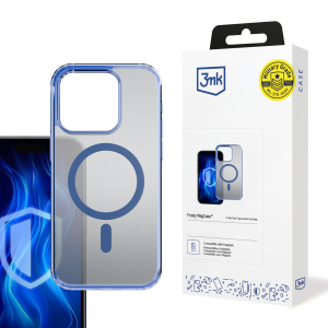 Pouzdro na Apple iPhone 16 Pro Max - 3mk Frosty MagCase Blue