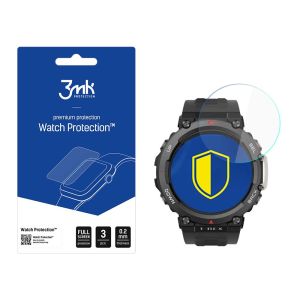 Ochranné sklo na displej chytrých hodinek Amazfit T-Rex 2 - 3mk Watch Protection