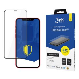 Nepraskající hybridní sklo na Apple iPhone 12/12 Pro - 3mk FlexibleGlass Max
