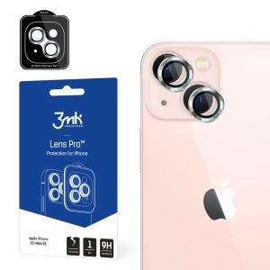 Temperované sklo na objektiv fotoaparátu pro Apple iPhone 13 - 3mk Lens Protection Pro Black