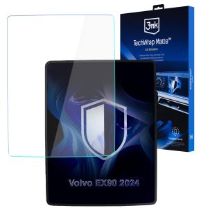 Matná ochranná fólie na displej navigace pro Volvo EX90 2024- – 3mk TechWrap Matte™ Center Display