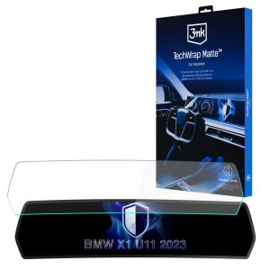 Matná ochranná fólie na displej navigace pro BMW X1 U11 2023- – 3mk TechWrap Matte™ Center Display