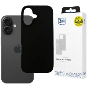 Puzdrá silikonové na Apple iPhone 16 Plus - 3mk HARDY® Mellow Case™ Black