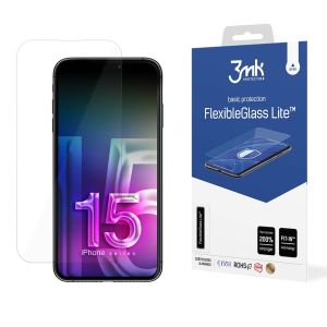 Nerozbitné hybridní sklo na Apple iPhone 15 Pro Max - 3mk FlexibleGlass Lite