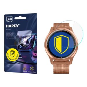 Hybridní sklo na smartwatch Garmin Vivomove Luxe - 3mk HARDY® Fusion Watch Protection™