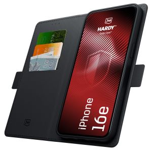 Etui s klapkou na Apple iPhone 16E/ iPhone 17E - 3mk HARDY® Foldy Case™