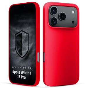 Silikonové pouzdro pro Apple iPhone 17 Pro - 3mk HARDY® Mellow Case™ Red