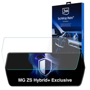 Matná ochranná fólie na displej navigace pro MG ZS Hybrid+ Exclusive – 3mk TechWrap Matte™ Center Display