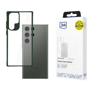 Pouzdro na Samsung Galaxy S24 Ultra - 3mk Satin Armor Case+ Zelené