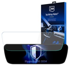 Matná ochranná fólie na obrazovku hodinek pro Hyundai i30 2024- - 3mk TechWrap Matte Cluster