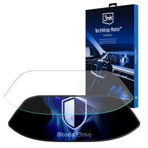 Matná ochranná fólie na obrazovku hodin do Skoda Elroq - 3mk TechWrap Matte Cluster