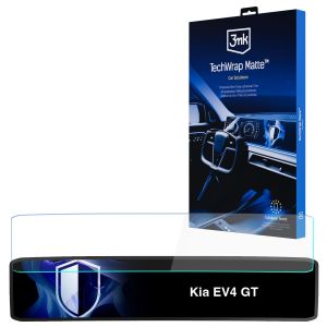 Matná ochranná fólie na displej navigace pro Kia EV4 GT 2026- – 3mk TechWrap Matte™ Center Display