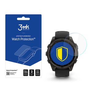 Ochranné sklo na displej chytrých hodinek Garmin Fenix 8 Solar/Sapphire 47mm - 3mk Watch Protection