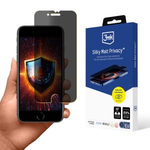 Fólie pro soukromí na Apple iPhone SE 2022 - 3mk Silky Matt Privacy